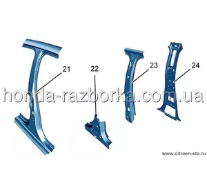 Стойка кузова средняя Acura RDX 2006-2011 Стойка кузова средняя Acura RDX 2006-2011